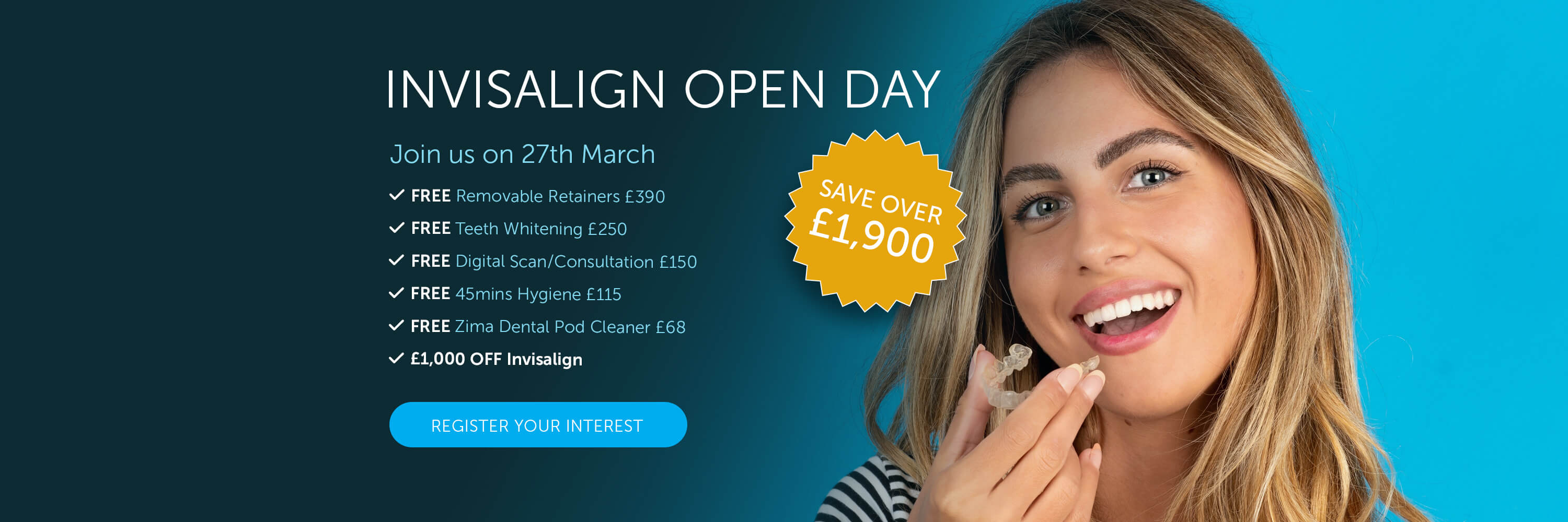 Invisalign open day at Aura Dental in Kingston